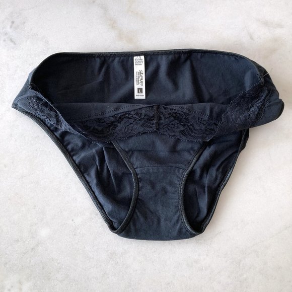 3/$20 - NWOT! New Steve black panty / underwear, lace & tiny bow detail - Picture 3 of 4